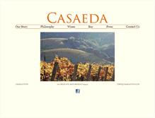 Tablet Screenshot of casaedawines.com
